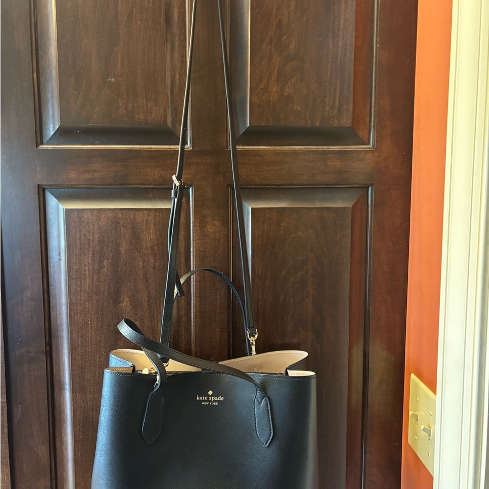 Kate Spade Black Leather Tote